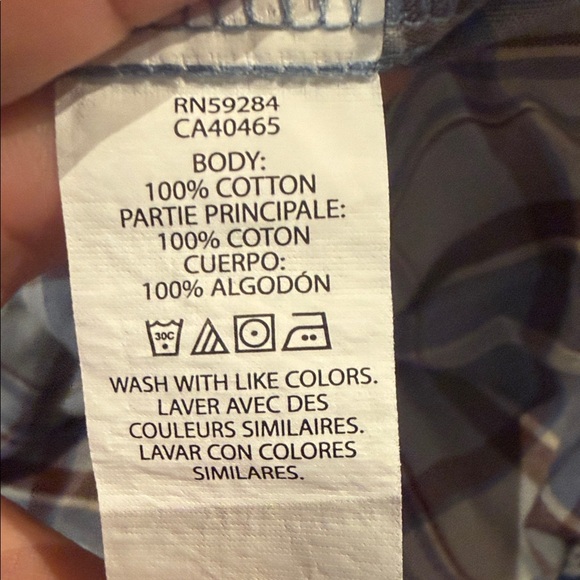 The Children's Place Multicolor Plaid Dress (LR) 100% cotton - Picture 3 of 4